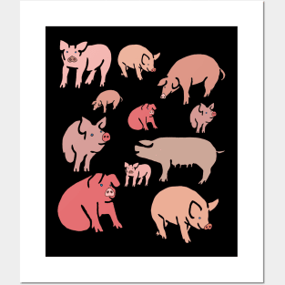 Piggies Posters and Art